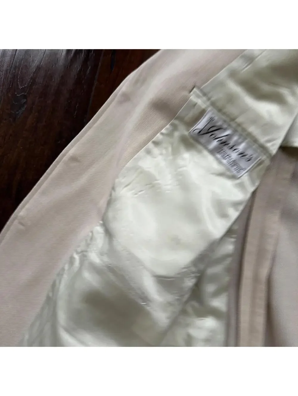 VTG Union Sport Coat Mens 42 Johnson Blazer Button Cricketer 70s 1970s Tan